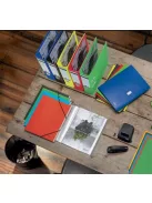 LEITZ Iratrendező, 80 mm, A4, karton, újrahasznosított, LEITZ "180 Recycle", sárga