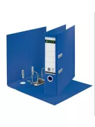 LEITZ Iratrendező, 80 mm, A4, karton, újrahasznosított, LEITZ "180 Recycle", kék