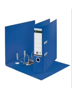   LEITZ Iratrendező, 80 mm, A4, karton, újrahasznosított, LEITZ "180 Recycle", kék
