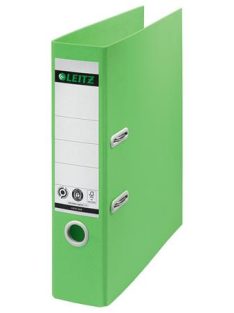   LEITZ Iratrendező, 80 mm, A4, karton, újrahasznosított, LEITZ "180 Recycle", zöld