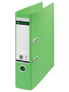   LEITZ Iratrendező, 80 mm, A4, karton, újrahasznosított, LEITZ "180 Recycle", zöld