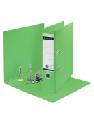 LEITZ Iratrendező, 80 mm, A4, karton, újrahasznosított, LEITZ "180 Recycle", zöld