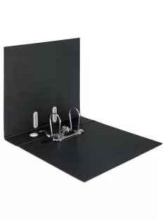   LEITZ Iratrendező, 80 mm, A4, karton, újrahasznosított, LEITZ "180 Recycle", fekete