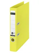 LEITZ Iratrendező, 50 mm, A4, karton, újrahasznosított, LEITZ "180 Recycle", sárga