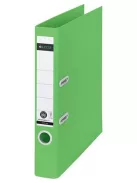 LEITZ Iratrendező, 50 mm, A4, karton, újrahasznosított, LEITZ "180 Recycle", zöld