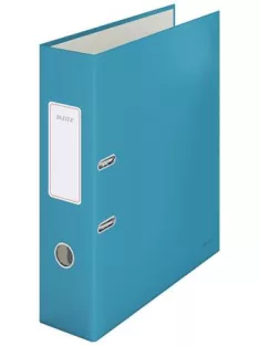   LEITZ Iratrendező, 80 mm, A4, karton, 180°, LEITZ "Cosy Soft Touch", nyugodtkék