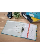 LEITZ Iratrendező, 80 mm, A4, karton, 180°, LEITZ "Cosy Soft Touch", nyugodtkék