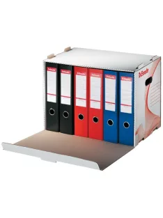   ESSELTE Archiválókonténer, karton, előre nyíló, iratrendezőnek, ESSELTE "Standard", fehér