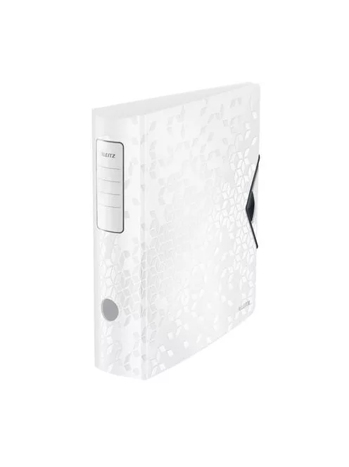 LEITZ Iratrendező, 82 mm, A4, PP, LEITZ "180 Active Wow", fehér