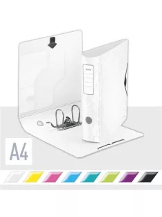   LEITZ Iratrendező, 82 mm, A4, PP, LEITZ "180 Active Wow", fehér