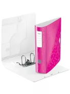 LEITZ Iratrendező, 82 mm, A4, PP, LEITZ "180 Active Wow", rózsaszín