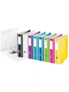LEITZ Iratrendező, 82 mm, A4, PP, LEITZ "180 Active Wow", rózsaszín
