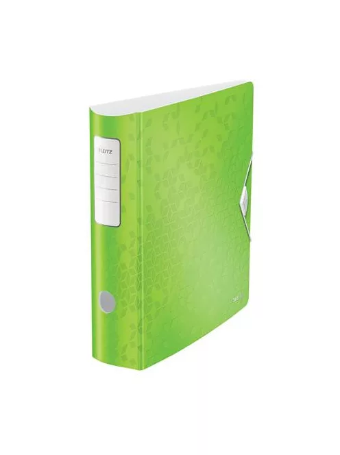 LEITZ Iratrendező, 82 mm, A4, PP, LEITZ "180 Active Wow", zöld