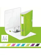 LEITZ Iratrendező, 82 mm, A4, PP, LEITZ "180 Active Wow", zöld