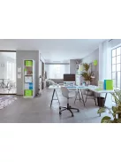 LEITZ Iratrendező, 82 mm, A4, PP, LEITZ "180 Active Wow", zöld