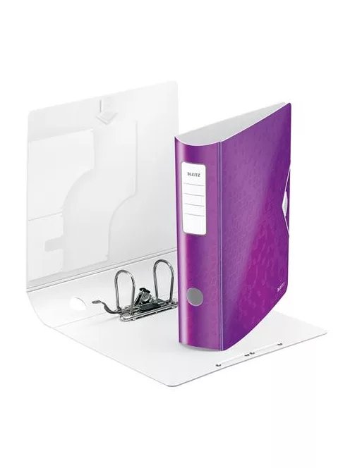 LEITZ Iratrendező, 82 mm, A4, PP, LEITZ "180 Active Wow", lila