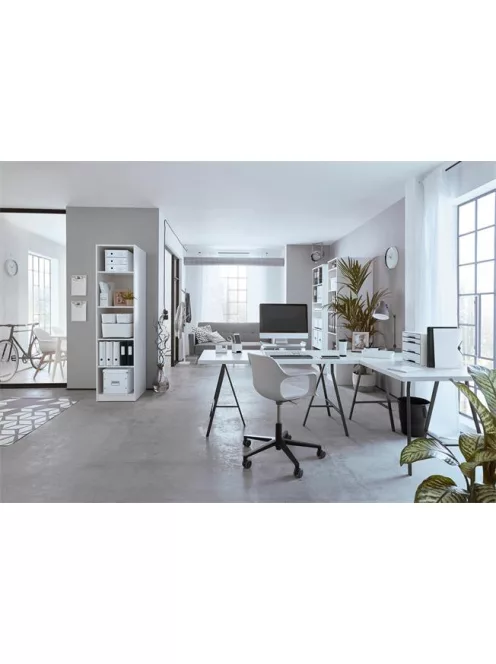 LEITZ Iratrendező, 82 mm, A4, PP, LEITZ "180 Active Wow", fekete