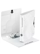 LEITZ Iratrendező, 65 mm, A4, PP, LEITZ "180 Active Wow", fehér