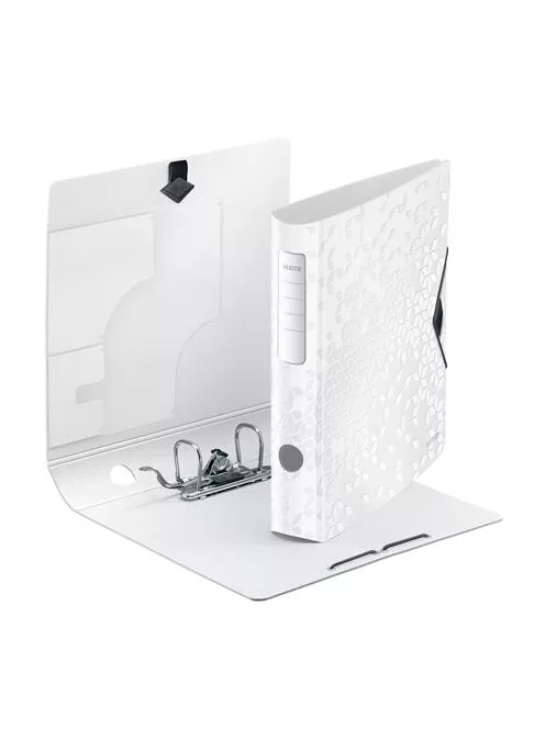 LEITZ Iratrendező, 65 mm, A4, PP, LEITZ "180 Active Wow", fehér