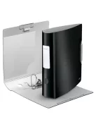 LEITZ Iratrendező, 82 mm, A4, PP, LEITZ "180 Active Style", szaténfekete