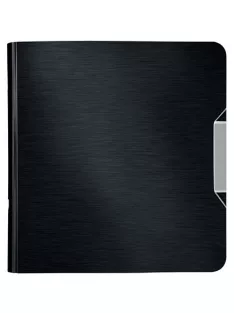   LEITZ Iratrendező, 82 mm, A4, PP, LEITZ "180 Active Style", szaténfekete