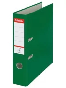 ESSELTE Iratrendező, 75 mm, A4, PP/karton, élvédő sínnel, ESSELTE "Economy", zöld