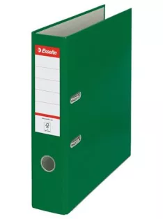   ESSELTE Iratrendező, 75 mm, A4, PP/karton, élvédő sínnel, ESSELTE "Economy", zöld
