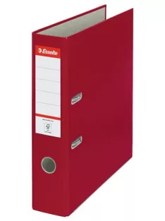   ESSELTE Iratrendező, 75 mm, A4, PP/karton, élvédő sínnel, ESSELTE "Economy", bordó