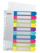 LEITZ Regiszter, műanyag, A4 Maxi, 1-10, LEITZ "Wow"