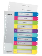 LEITZ Regiszter, műanyag, A4 Maxi, 1-10, LEITZ "Wow"