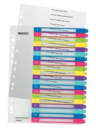 LEITZ Regiszter, műanyag, A4 Maxi, 1-20, LEITZ "Wow"