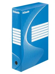   ESSELTE Archiválódoboz, A4, 80 mm, karton, ESSELTE "Boxycolor", kék