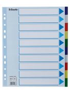 ESSELTE Regiszter, műanyag, A4 Maxi, 10 részes, ESSELTE
