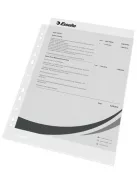 ESSELTE Genotherm, lefűzhető, A4, 35 mikron, narancsos felület, ESSELTE "Standard"