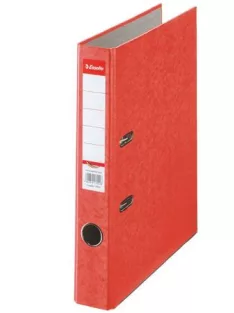   ESSELTE Iratrendező, 50 mm, A4, karton, ESSELTE "Rainbow", piros