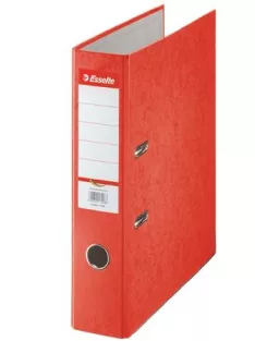   ESSELTE Iratrendező, 75 mm, A4, karton, ESSELTE "Rainbow", piros