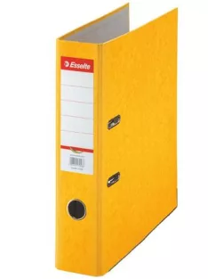   ESSELTE Iratrendező, 75 mm, A4, karton, ESSELTE "Rainbow", sárga