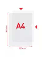ESSELTE Genotherm, "L", A4, 85 mikron, narancsos felület, ESSELTE "Standard"
