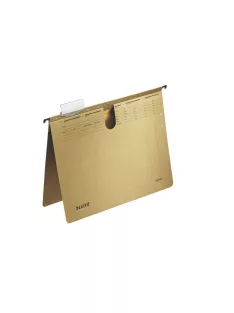   LEITZ Függőmappa, gyorsfűzős, karton, A4, LEITZ "Alpha", natúr