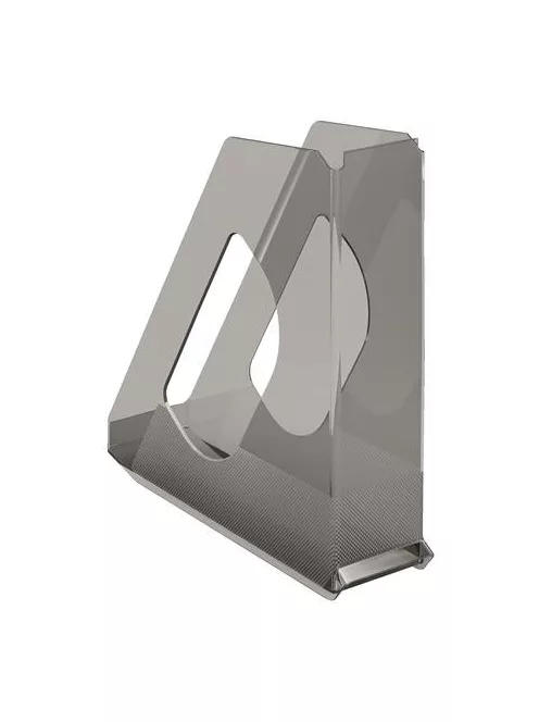 ESSELTE Iratpapucs, műanyag, 68 mm, ESSELTE "Europost", füstszínű