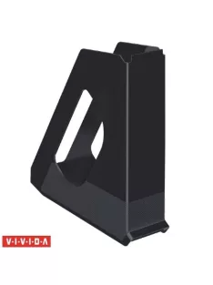   ESSELTE Iratpapucs, műanyag, 68 mm, ESSELTE "Europost", Vivida fekete