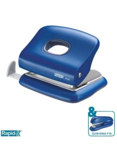   RAPID Lyukasztó, kétlyukú, 20 lap, RAPID "FC20", vízkék