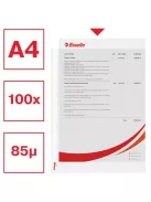 ESSELTE Genotherm, lefűzhető, A4, 85 mikron, narancsos felület, ESSELTE "Standard"