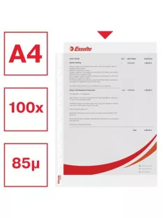   ESSELTE Genotherm, lefűzhető, A4, 85 mikron, narancsos felület, ESSELTE "Standard"