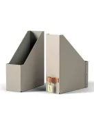 LEITZ Iratpapucs, karton, 100 mm, LEITZ "Puro", homokbézs