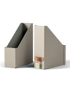   LEITZ Iratpapucs, karton, 100 mm, LEITZ "Puro", homokbézs