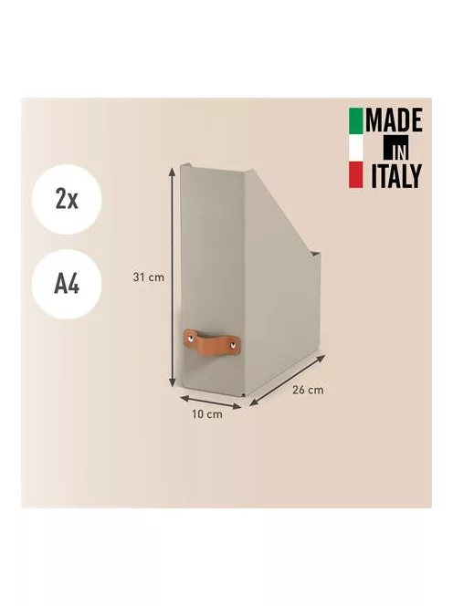 LEITZ Iratpapucs, karton, 100 mm, LEITZ "Puro", homokbézs