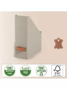 LEITZ Iratpapucs, karton, 100 mm, LEITZ "Puro", homokbézs