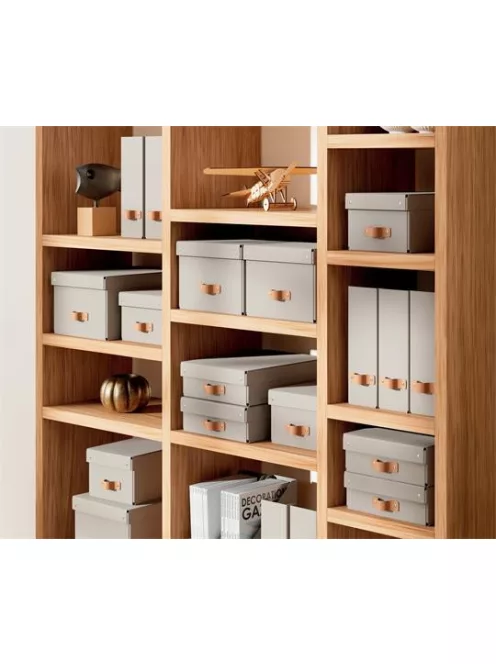 LEITZ Iratpapucs, karton, 100 mm, LEITZ "Puro", homokbézs