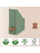 LEITZ Iratpapucs, karton, 100 mm, LEITZ "Puro", zsályazöld